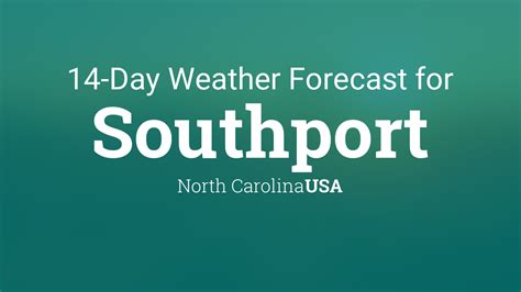 southport weather forecast 14 days.